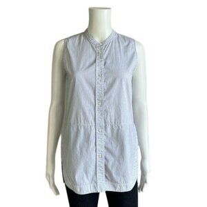 Vince Sleeveless Button Down Tunic - XS